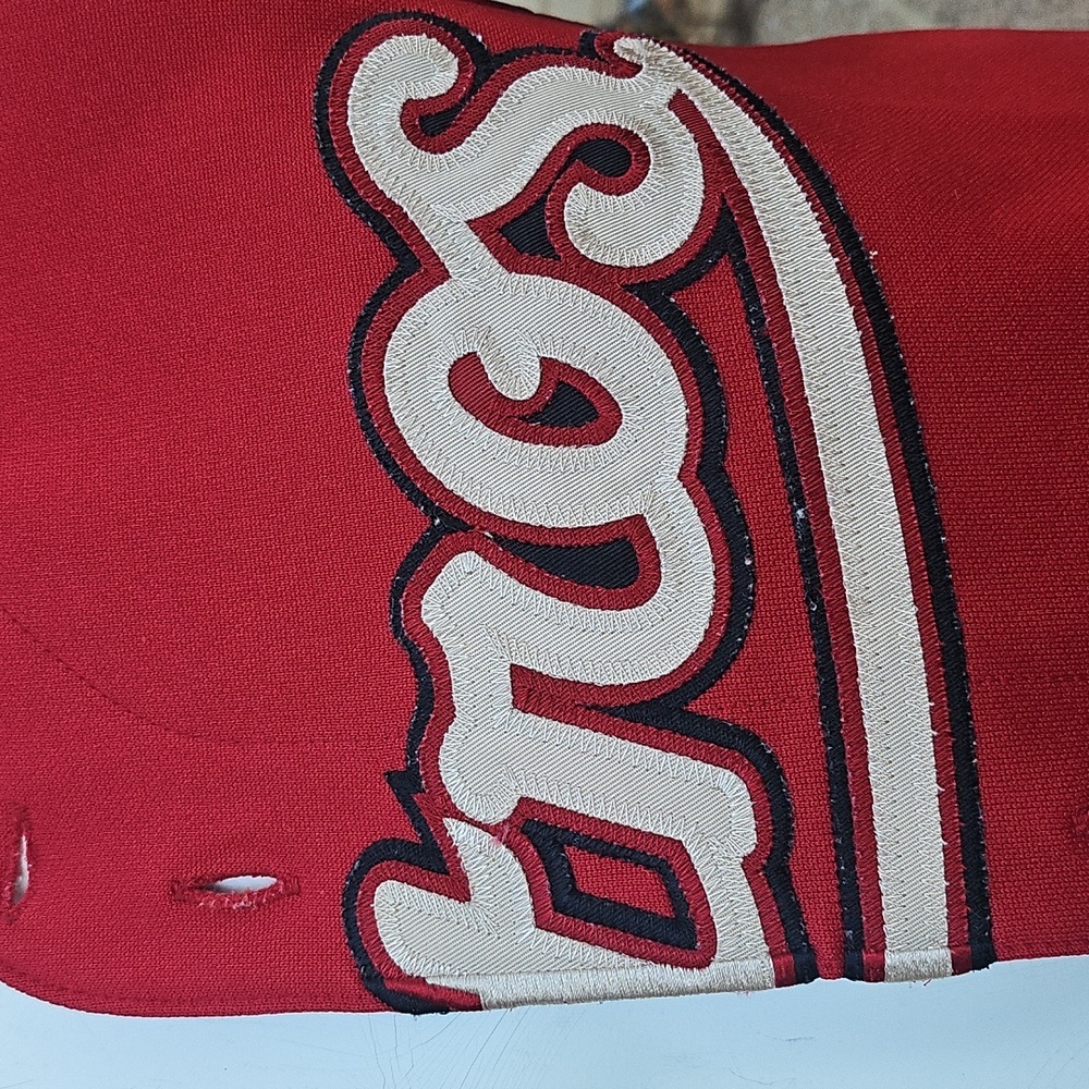 Vintage Majestic Brick Red ASTROS Embroidered Baseball Jersey Size M - Picture 2 of 14